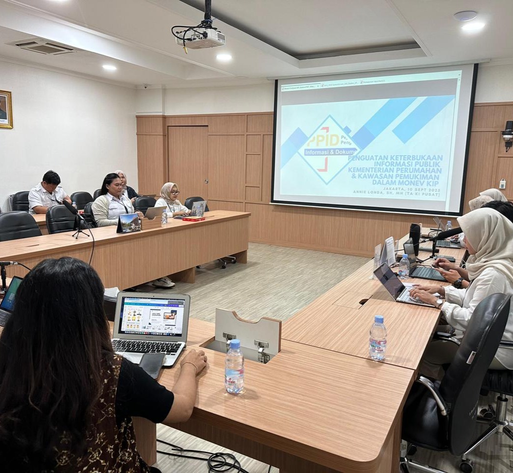 Perkuat Keterbukaan Informasi Publik, Kementerian PKP Gelar Diskusi Persiapan Monev KIP