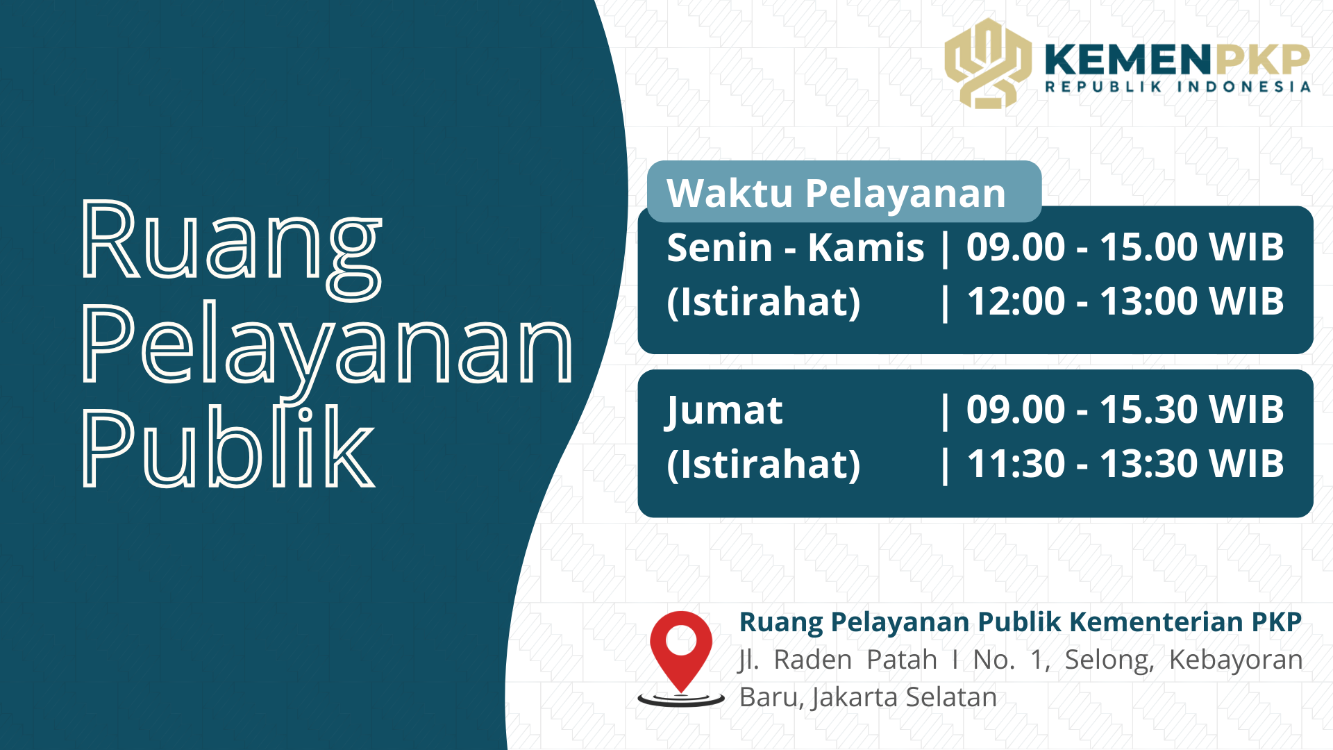 Lokasi dan Waktu Layanan